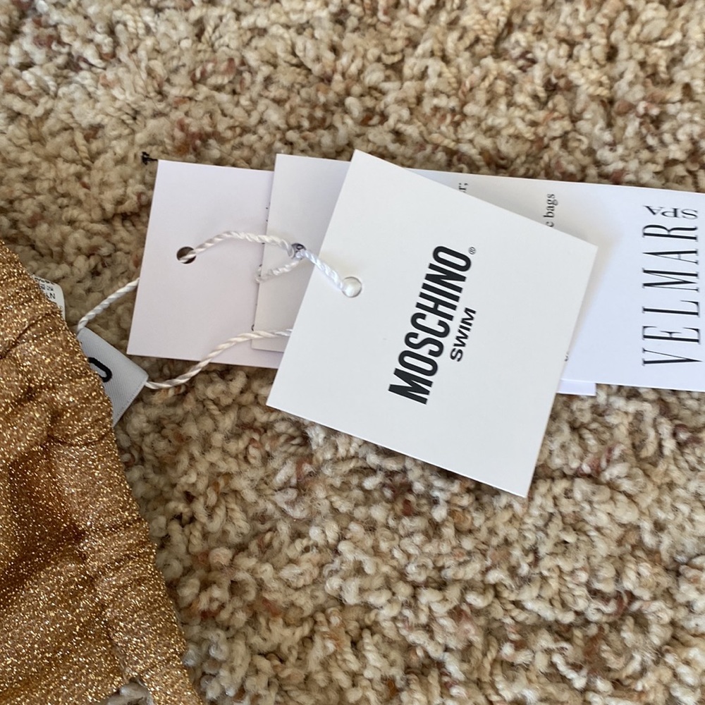 Moschino Metallic Gold Bikini - Picture 5 of 11